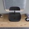 Small Matte Black Ceramic Wall Mounted or Vessel Sink